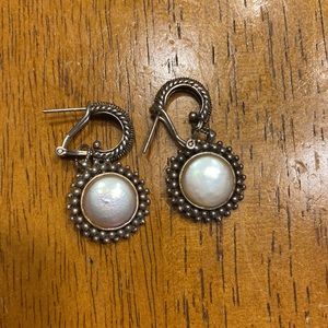 Indonesia style Sterling silver earrings
